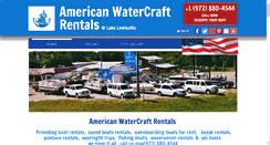 Desktop Screenshot of americanwatercraftrentals.com